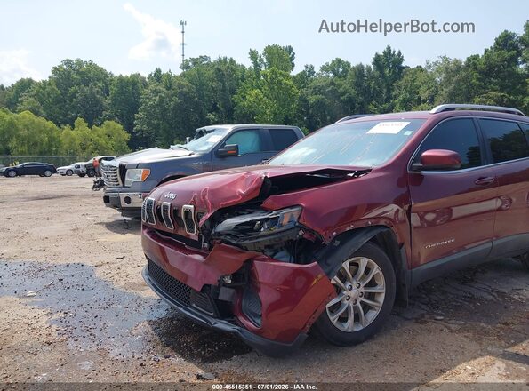 1C4PJLCB3KD377010 2019 JEEP CHEROKEE Maroon Դիմացի տեսք