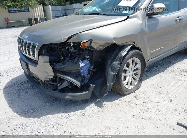 1C4PJLCB3KD396107 2019 JEEP CHEROKEE Brown Front view