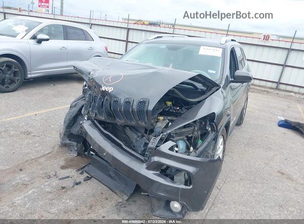 1C4PJLCB4HW503243 2017 JEEP CHEROKEE Gray წინა მარცხენა ხედი სამი მეოთხედიდან