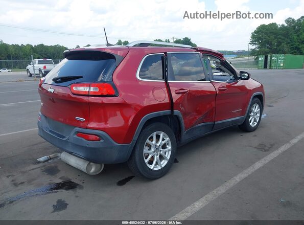 1C4PJLCB4HW574412 2017 JEEP CHEROKEE Maroon უკანა მარჯვენა