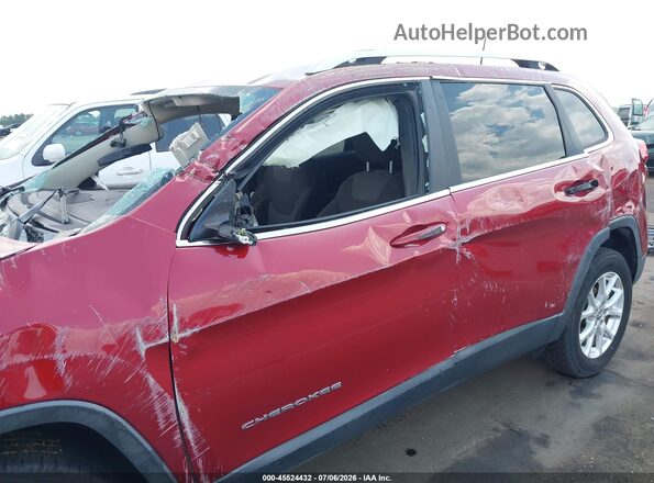 1C4PJLCB4HW574412 2017 JEEP CHEROKEE Maroon ხელსაწყოთა პანელის ხედი
