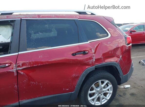 1C4PJLCB4HW574412 2017 JEEP CHEROKEE Maroon უკანა სალონის ხედი