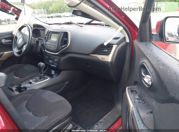 1C4PJLCB4HW574412 2017 JEEP CHEROKEE Maroon წინა სალონის ხედი