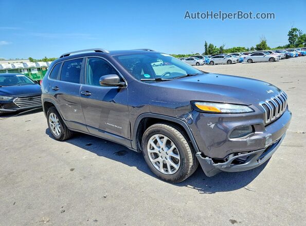 1C4PJLCB4HW640165 2017 JEEP CHEROKEE Gray Front right