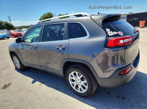1C4PJLCB4HW640165 2017 JEEP CHEROKEE Gray Rear left