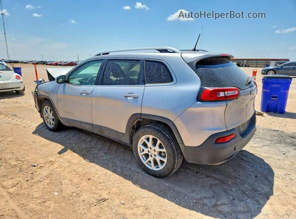 1C4PJLCB4HW642515 2017 JEEP CHEROKEE Серебряный Задняя левая четверть