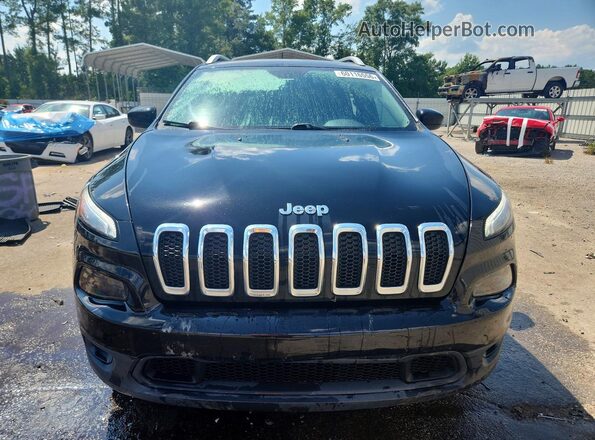 1C4PJLCB4JD528113 2018 JEEP CHEROKEE Black Դիմացի տեսք