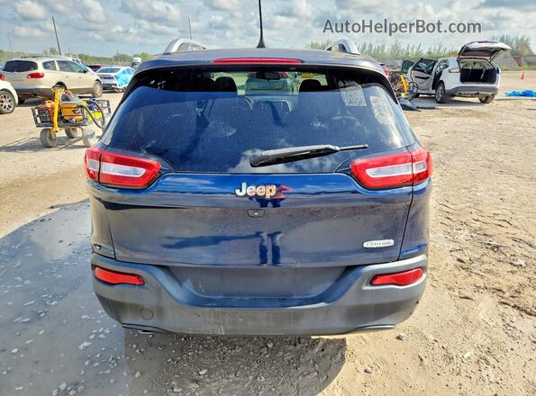 1C4PJLCB4JD551682 2018 JEEP CHEROKEE Blue Rear view