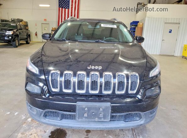 1C4PJLCB4JD587436 2018 JEEP CHEROKEE Black Front view