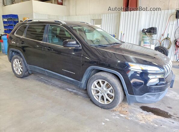1C4PJLCB4JD587436 2018 JEEP CHEROKEE Black Front right