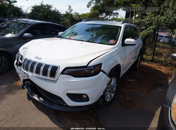 1C4PJLCB4KD333095 2019 JEEP CHEROKEE White Առջևի ձախ երեք քառորդ տեսարան