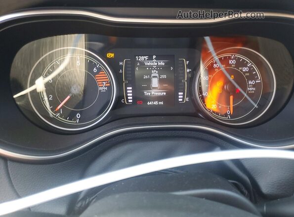 1C4PJLCB4LD548011 2020 JEEP CHEROKEE White Вид щитка приладів