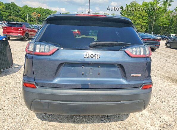 1C4PJLCB4MD169155 2021 JEEP CHEROKEE Blue Rear view