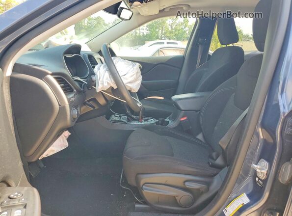 1C4PJLCB4MD169155 2021 JEEP CHEROKEE Blue Front interior view