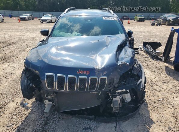 1C4PJLCB4MD169155 2021 JEEP CHEROKEE Blue Front view