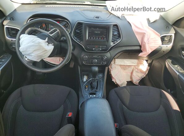 1C4PJLCB4MD169155 2021 JEEP CHEROKEE Blue Dashboard view