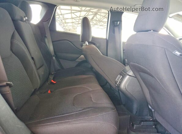 1C4PJLCB4MD195951 2021 JEEP CHEROKEE Silver Rear seats view