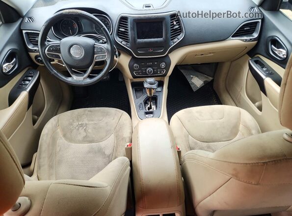 1C4PJLCB5KD242062 2019 JEEP CHEROKEE White Вид панелі приладів
