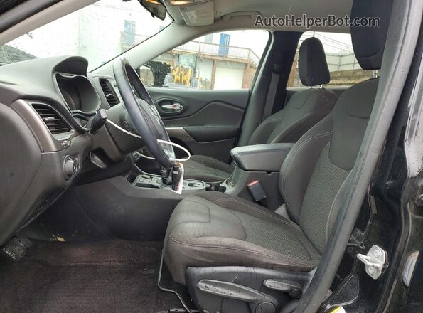 1C4PJLCB5KD242417 2019 JEEP CHEROKEE Black Vista interior delantera