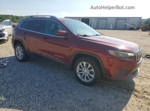 1C4PJLCB5KD327502 2019 JEEP CHEROKEE Maroon Front right