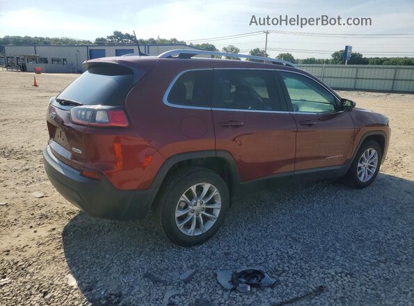 1C4PJLCB5KD327502 2019 JEEP CHEROKEE Maroon Rear right
