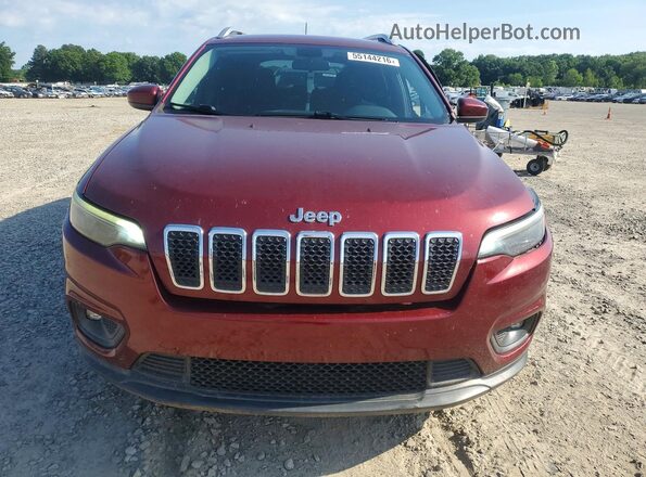 1C4PJLCB5KD327502 2019 JEEP CHEROKEE Maroon Front view