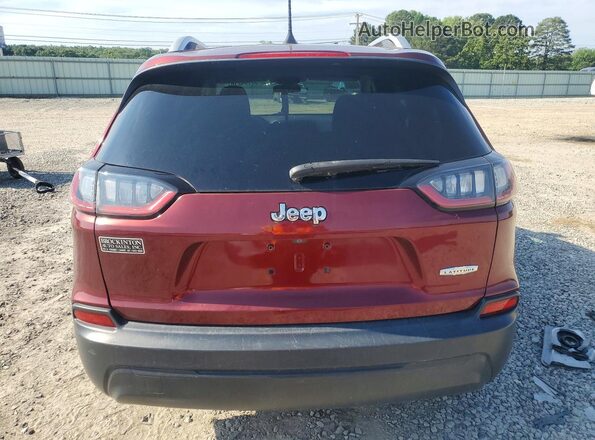 1C4PJLCB5KD327502 2019 JEEP CHEROKEE Maroon Rear view