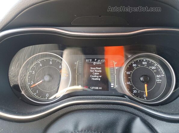1C4PJLCB5KD327502 2019 JEEP CHEROKEE Maroon Instrument cluster view