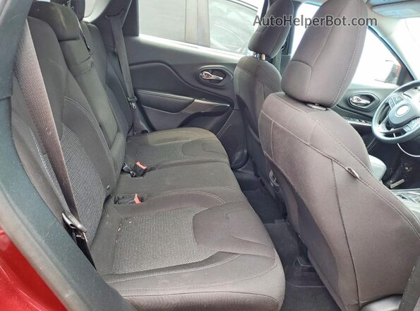 1C4PJLCB5KD327502 2019 JEEP CHEROKEE Maroon Rear interior view