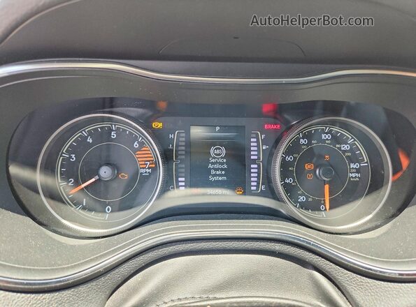 1C4PJLCB5KD348561 2019 JEEP CHEROKEE White Vista del cuadro de instrumentos