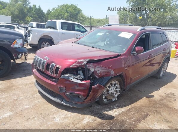 1C4PJLCB5KD427938 2019 JEEP CHEROKEE Maroon Front left