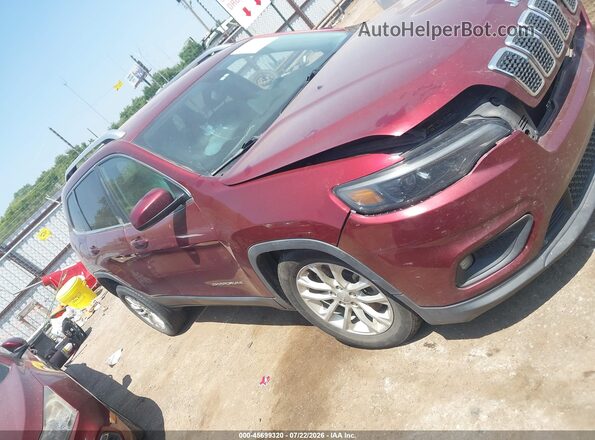 1C4PJLCB5KD427938 2019 JEEP CHEROKEE Maroon Rear interior view