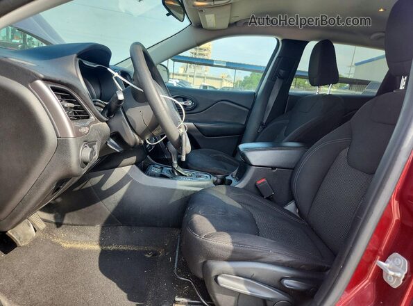 1C4PJLCB5LD652507 2020 JEEP CHEROKEE Red Front interior view