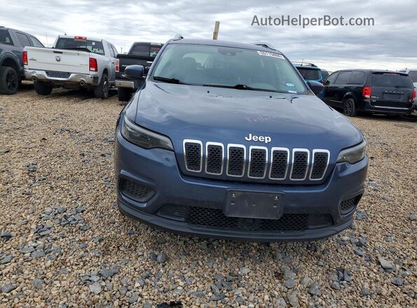 1C4PJLCB5MD164191 2021 JEEP CHEROKEE Blue წინა ხედი