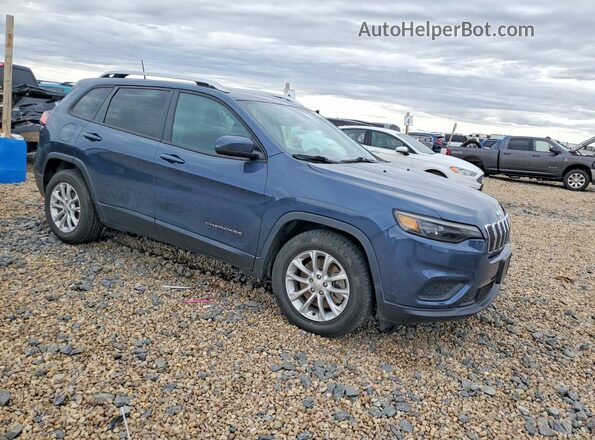 1C4PJLCB5MD164191 2021 JEEP CHEROKEE Blue წინა მარჯვენა
