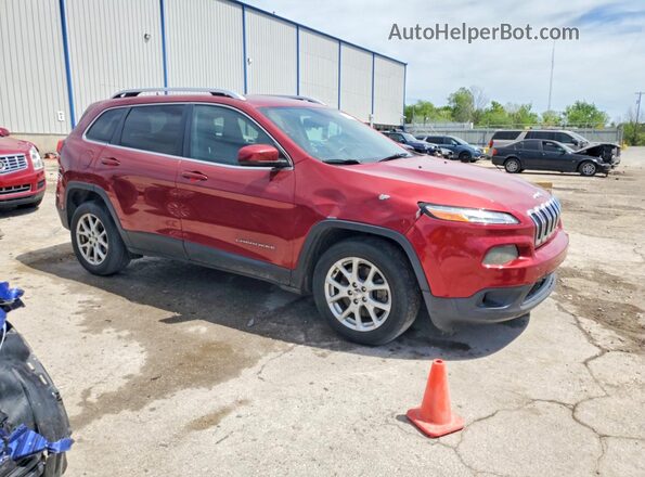 1C4PJLCB6HW619334 2017 JEEP CHEROKEE Maroon Delantero derecho