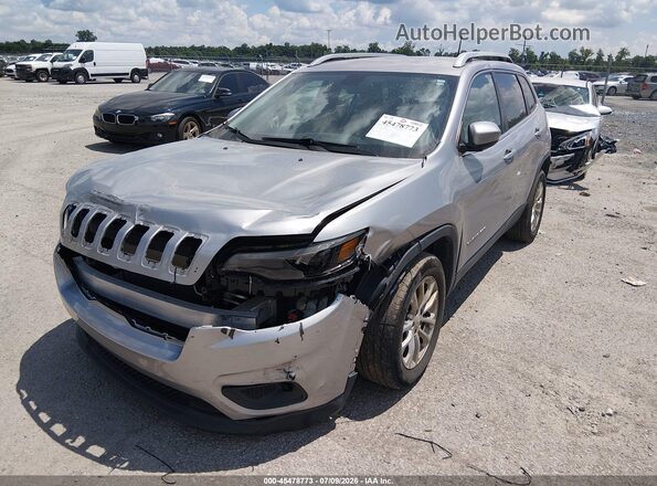 1C4PJLCB6KD108953 2019 JEEP CHEROKEE Gray წინა მარცხენა ხედი სამი მეოთხედიდან