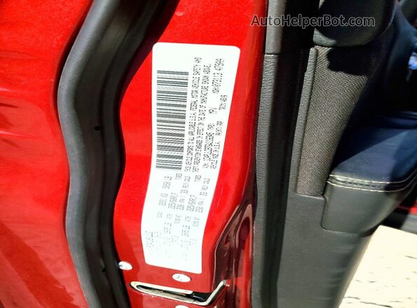 1C4PJLCB7GW116345 2016 JEEP CHEROKEE Red Вид наклейки з VIN-кодом