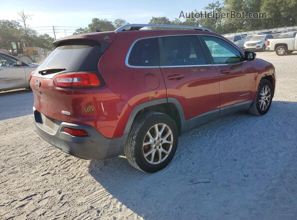 1C4PJLCB7GW116345 2016 JEEP CHEROKEE Red Задня права чверть