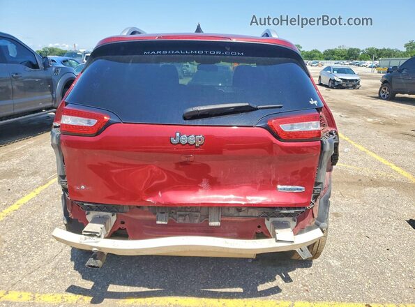1C4PJLCB7GW307828 2016 JEEP CHEROKEE Red Հետևի տեսք