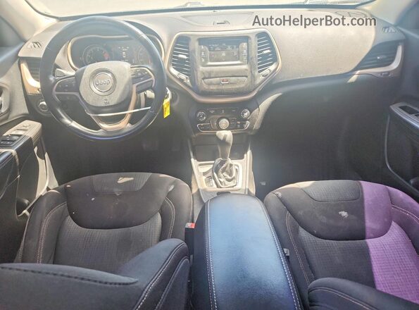 1C4PJLCB7HW539606 2017 JEEP CHEROKEE Charcoal წინა პანელის ხედი
