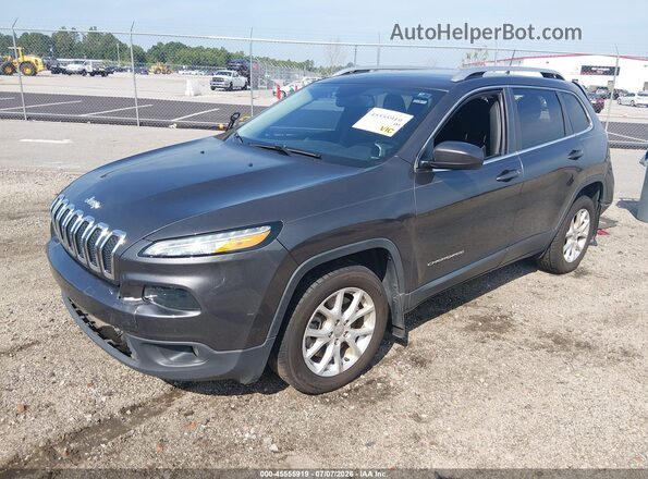 1C4PJLCB7HW643075 2017 JEEP CHEROKEE Gray Przód lewy