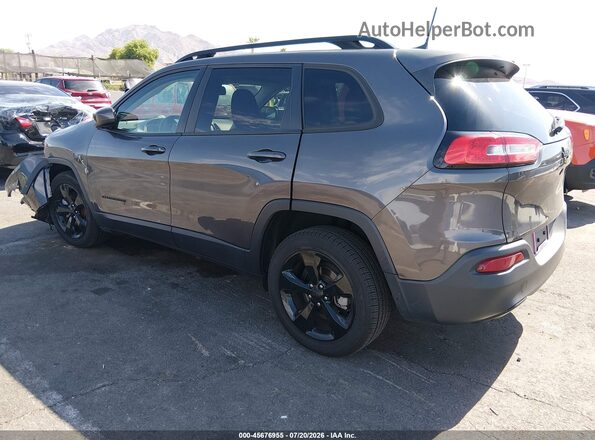 1C4PJLCB7JD551403 2018 JEEP CHEROKEE Gray Trasero izquierdo