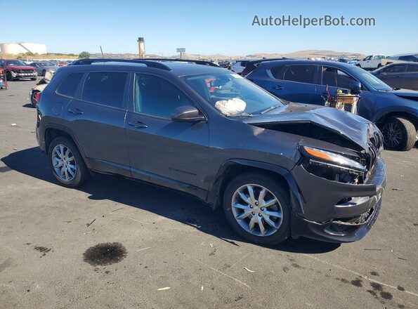 1C4PJLCB7JD615391 2018 JEEP CHEROKEE Угольный Передняя правая четверть