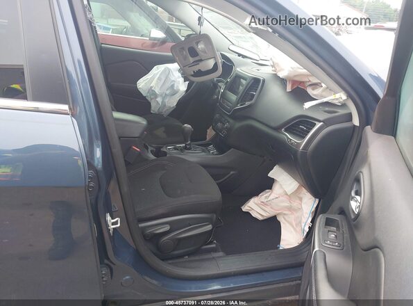 1C4PJLCB7KD405875 2019 JEEP CHEROKEE Blue წინა სალონის ხედი