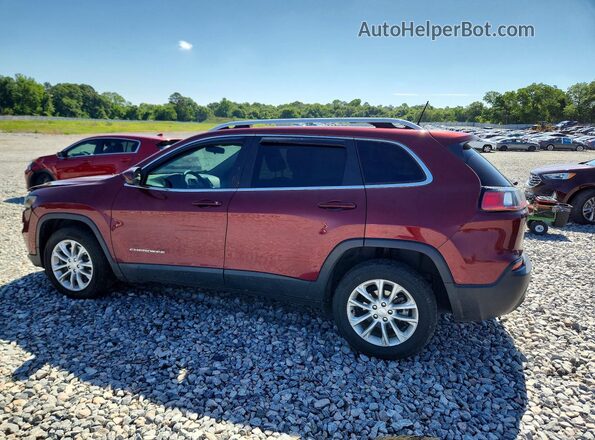 1C4PJLCB7KD487753 2019 JEEP CHEROKEE Burgundy Հետևի ձախ