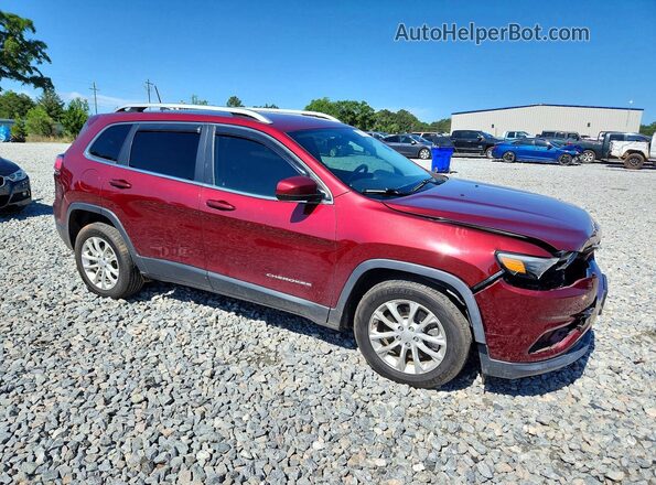 1C4PJLCB7KD487753 2019 JEEP CHEROKEE Burgundy Առջևի աջ