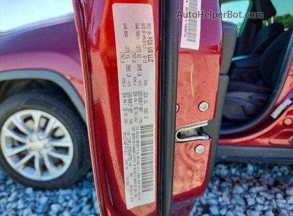 1C4PJLCB7KD487753 2019 JEEP CHEROKEE Burgundy VIN կոդի պիտակի տեսք