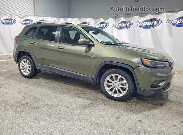 1C4PJLCB7MD183907 2021 JEEP CHEROKEE Green Delantero derecho