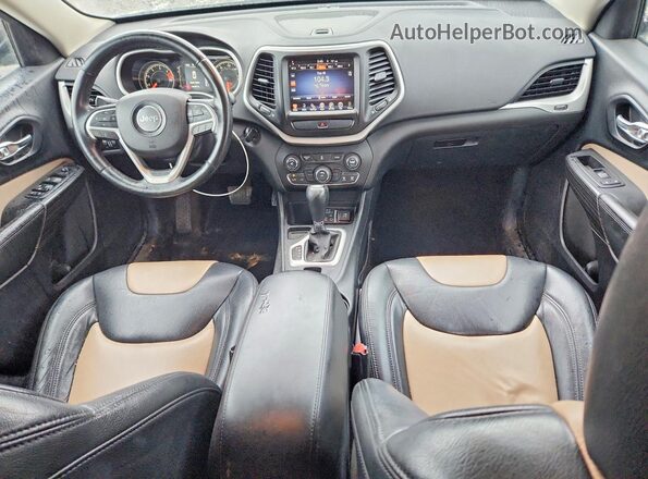 1C4PJLCB8GW136586 2016 JEEP CHEROKEE Gray Առջևի վահանակի տեսք